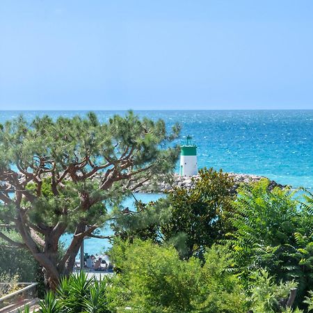 Residence Mediterranee - Beachfront - Sun And Seaview - Pool - Private Parking Cagnes-sur-Mer Exteriör bild