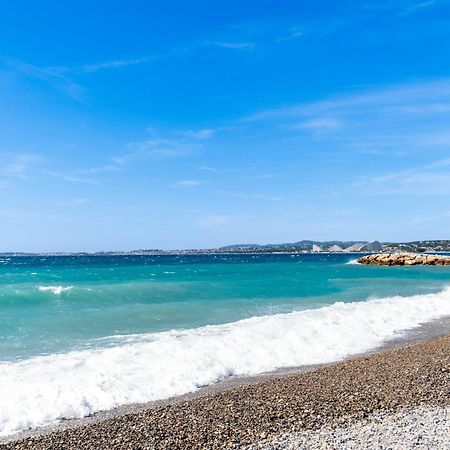 Residence Mediterranee - Beachfront - Sun And Seaview - Pool - Private Parking Cagnes-sur-Mer Exteriör bild